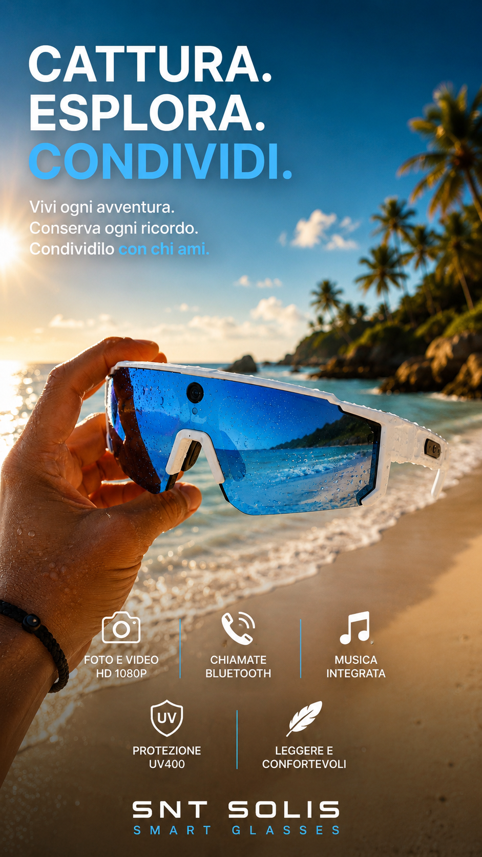 VELKYX | Occhiali Smart AI 1200P